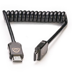 ATOMFLEX PRO HDMI COILED CABLE (Full to Full 30cm) HDMI2.0ΉP[u