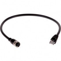 M12(F)-RJ45(M) CABLE 0.5M (1.6FT)