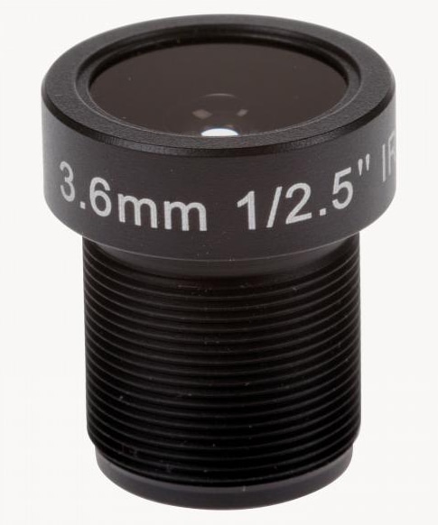 ACC LENS M12 3.6MM F2.0 10PCS