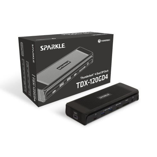 SPARKLE Office Dock Pro Plus/12-in-1hbLOXe[V/Thunderbolt 4ڑ/USB PD(80W)Ή/ő8K̉fo͂ɑΉ/2.5Gb LAN/SDJ[hΉ/MacEWindowsΉ