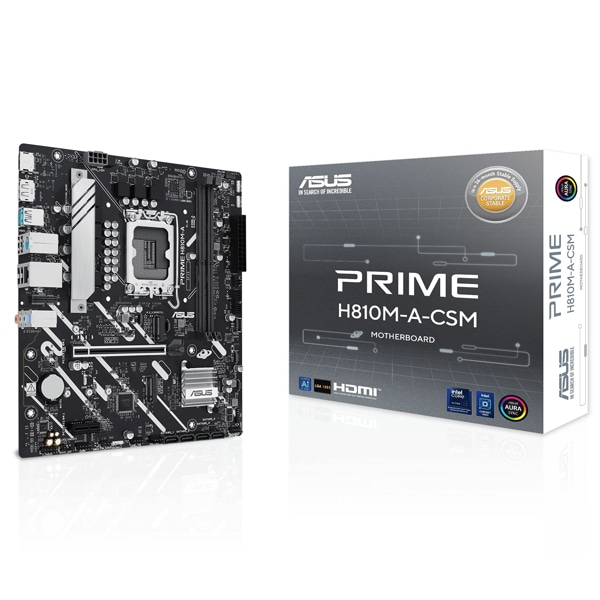 Intel H810`bvZbg LGA1851 micro-ATX}U[{[h PRIME H810M-A-CSM