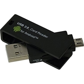 USB2.0 J[h[_[EC^[ microUSB microSD ubN