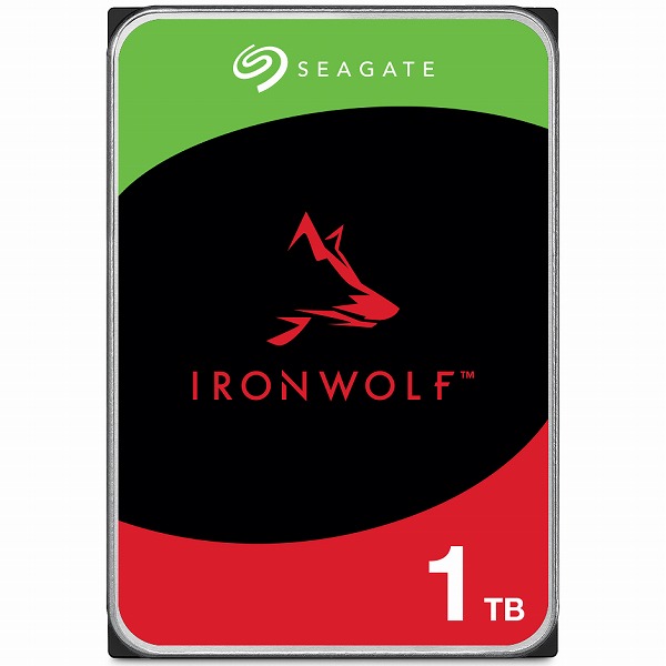 IronWolf 3.5yf[^3Ntz 1TB HDDiCMRj[J[3Nۏ 256MB 5400rpm 24ԉғ PCANASp RVZT[t