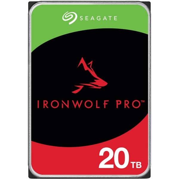 Seagate IronWolf Pro 3.5yf[^3Ntz20TB HDDiCMRj[J[5Nۏ 24ԉғ PCANASp RVZT[t ST20000NT001