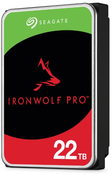 Seagate IronWolf Pro 3.5yf[^3Ntz22TB HDDiCMRj[J[5Nۏ 24ԉғ PCANASp RVZT[t ST22000NT001