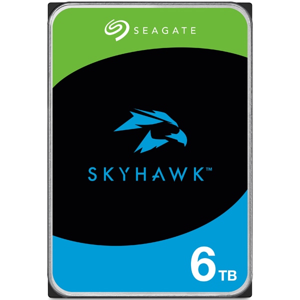 Seagate SkyHawk 3.5 6TB HDD (CMR) [J[3Nۏ 256MB lbg[NĎJ rfIR[_[pST6000VX009