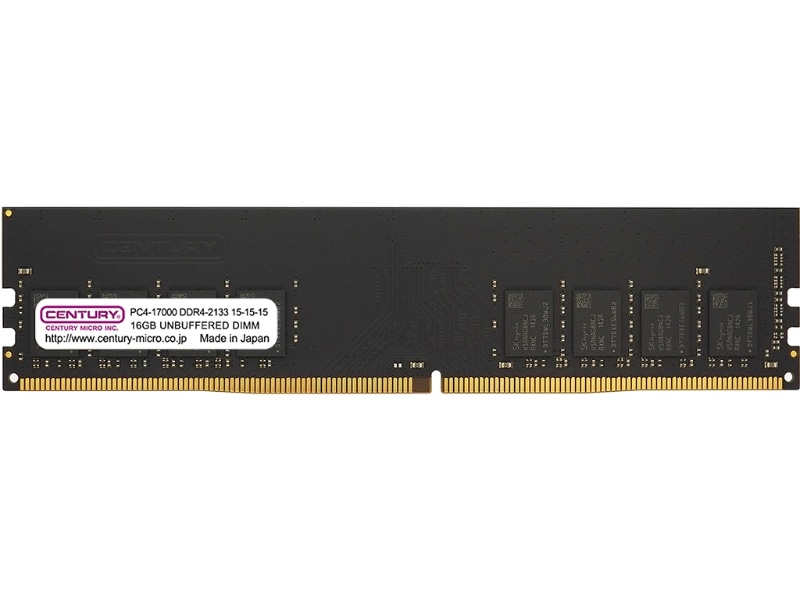 fXNgbvp PC4-17000/DDR4-2133 288pin Unbuffered_Non-ECC_DIMM 2Rank 1.2v 16GB {