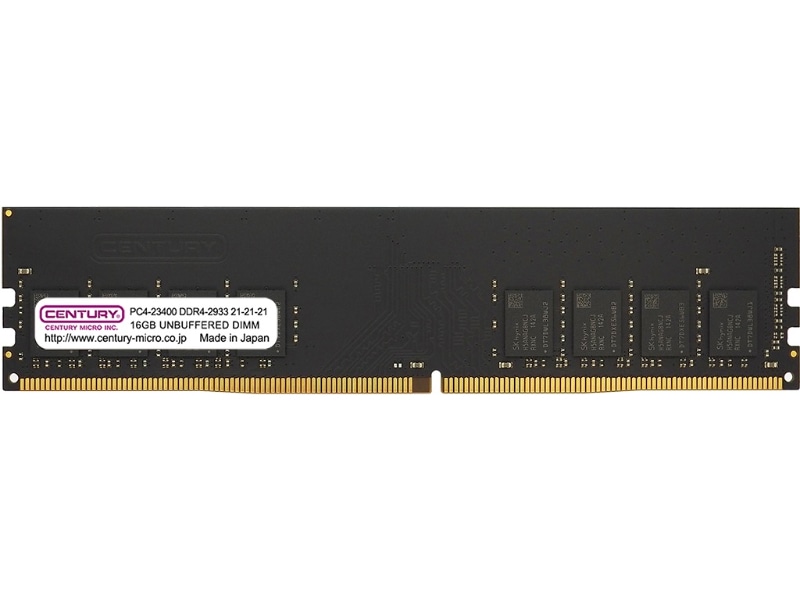 fXNgbvp PC4-23400/DDR4-2933 288pin Unbuffered_Non-ECC_DIMM 2Rank 1.2v 16GB {