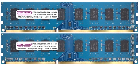 fXNgbvp PC3L-14900/DDR3L-1866 8GB kit(4GBx2) 240pin UDIMM 1.5V/1.35Vp {