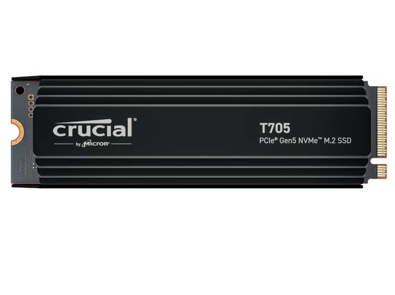 Crucial T705V[Y M.2 2280 SSD PCIe Gen5 2TB 5Nۏ q[gVNt CT2000T705SSD5-JP