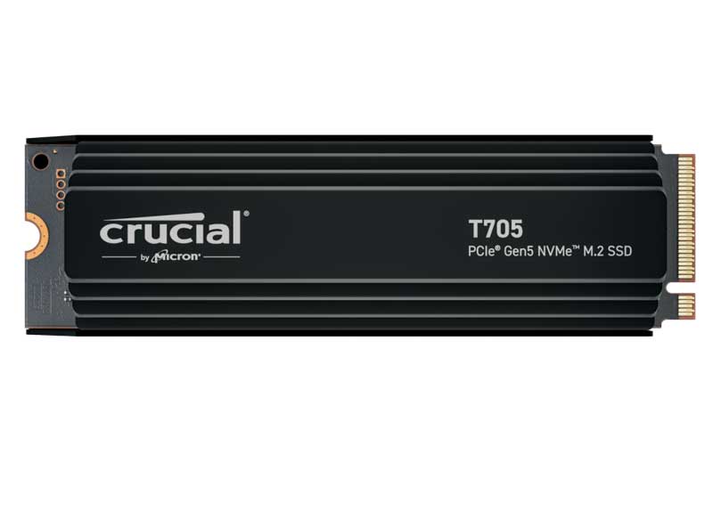 Crucial T705V[Y M.2 2280 SSD PCIe Gen5 1TB 5Nۏ q[gVNt CT1000T705SSD5-JP