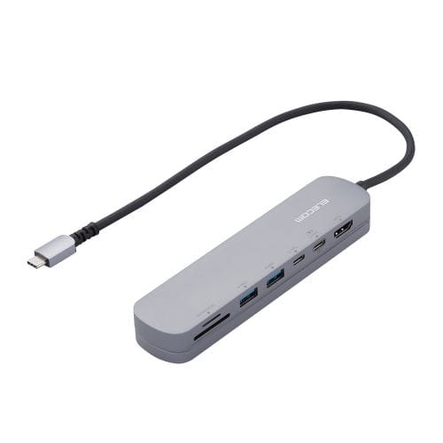 Type-C hbLOXe[V/A~{fB/ŒpX^ht/USB-A×2/HDMI×1/USB-C×2/SD+microSDJ[hXbg/Vo[