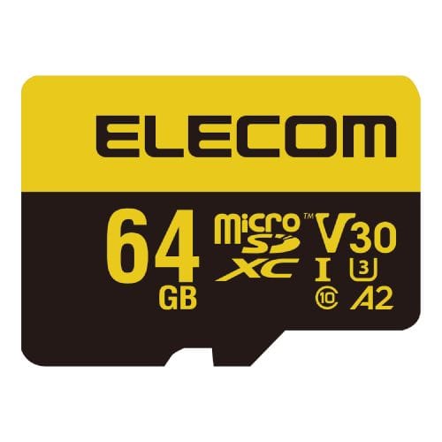 MicroSDXCJ[h/ϋv/rfIXs[hNXV30Ή/UHS-I U3 90MB/s 64GB