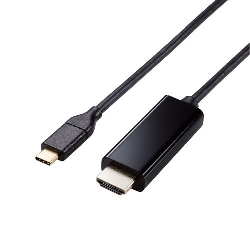 ϊP[u/USB Type-C - HDMI/~[OΉ/60Hz/1.0m/ubN