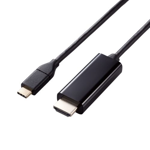 fϊP[u/USB Type-C - HDMI/~[OΉ/60Hz/3.0m/ubN