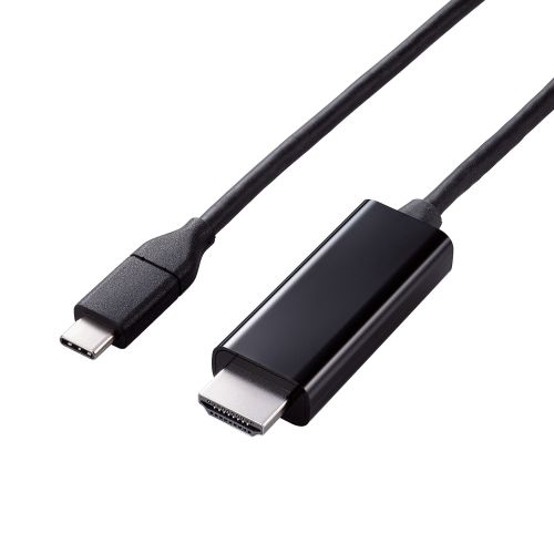 fϊP[u/USB Type-C - HDMI/~[OΉ/60Hz/炩/3.0m/ubN