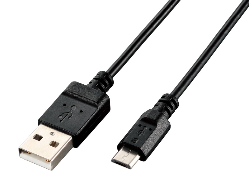 microUSBP[u/USB2.0/GRpbP[W/0.3m/ubN