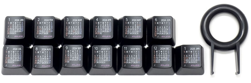 FILCO Calendar Keycap Set 2024