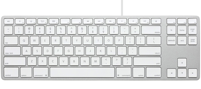 Matias Wired Aluminum Tenkeyless keyboard for Mac - Silver pz