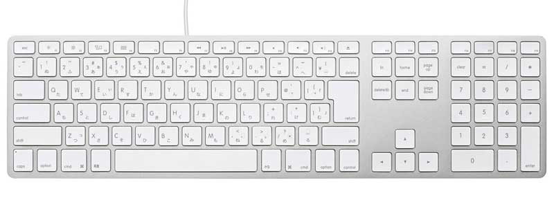 Matias Wired Aluminum Keyboard for Mac Vo[ {z