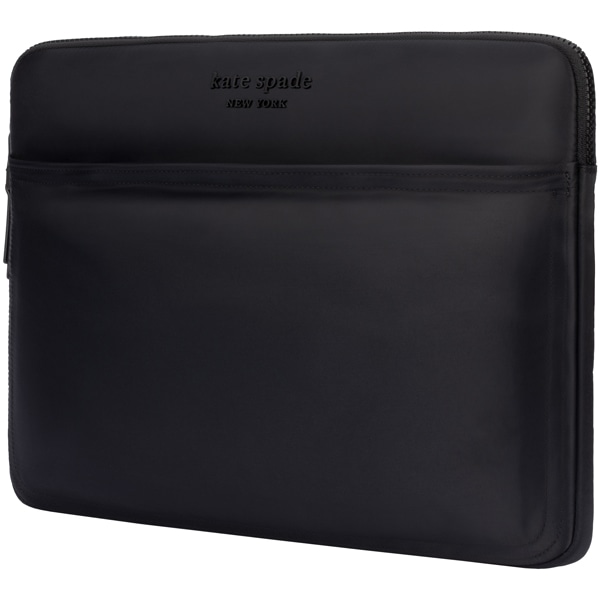 Kate Spade New York - Puffer Universal Laptop Sleeve for 14-inch Device [ Black Nylon ]