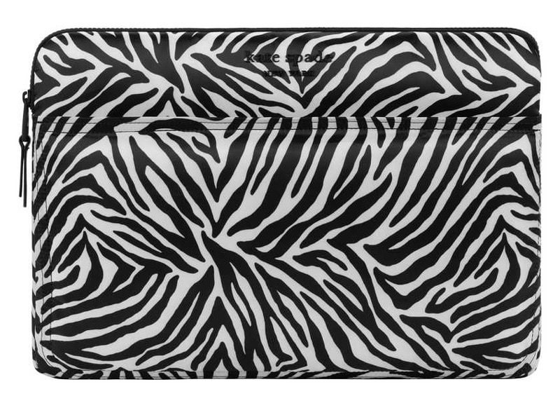 Kate Spade New York - Puffer Universal Laptop Sleeve for 14-inch Device [ Zebra ]