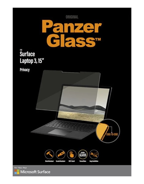 PanzerGlass - Privacy Screen Protector for Surface Laptop 3 15inch