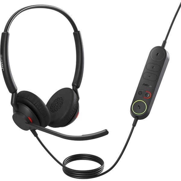 Jabra R^NgZ^[pwbhZbg USB-A  UCF Rg[jbgtuJabra Engage 40 - (Inline Link) USB-A UC Stereov