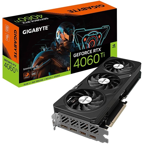 GeForce RTX 4060 Ti GDDR6 8GB OtBbN{[h 2Nۏ GV-N406TGAMING OC-8GD