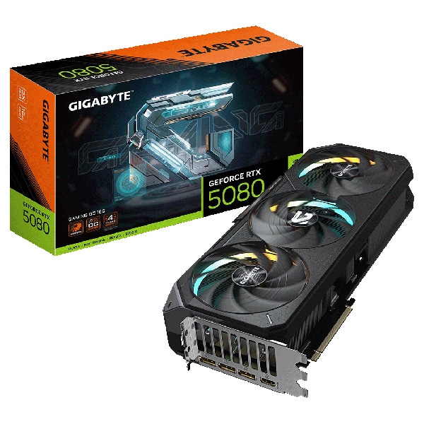 NVIDIA RTX5080 OtBbN{[h GDDR7 16GB GV-N5080GAMING OC-16GD