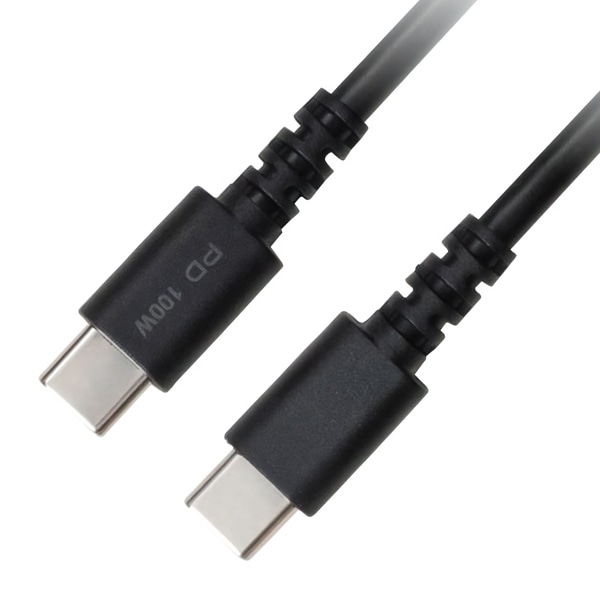 USB Type-C - USB Type-C [d/f[^]P[u 0.5m 100WΉ ubN