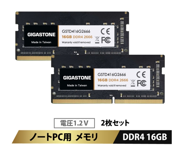 @l 1.2Vd m[gPCp 16GBx2 (32GB Kit) SO-DIMM DDR4 2666MHz PC4-21300 CL19 260 Pin Unbuffered Non-ECC