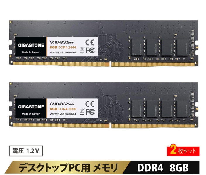 @l 1.2Vd fXNgbvPCp 8GBx2 (16GB Kit) UDIMM DDR4 2666MHz PC4-21300 CL19 288 Pin Unbuffered Non-ECC