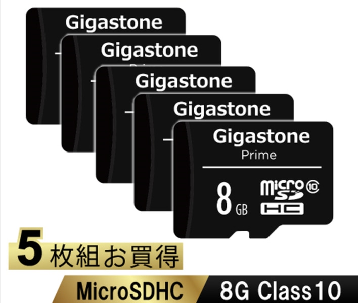 microSDHCJ[h 8GB 5Zbg SDJ[hP[Xt NX10 (Class10)XybN }CNSDJ[h Full HDrfIʐ^Ή