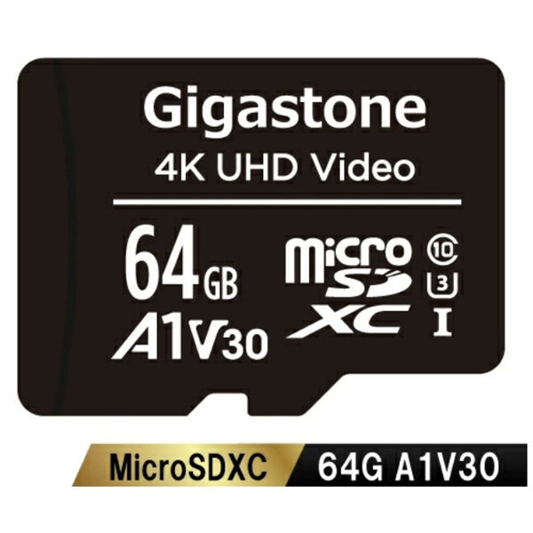 microSDXCJ[h 64GB SDJ[hP[Xt UHS-I U1 A1 V30XybN őǂݎ葬x90MB/s Full HDrfIBeΉ