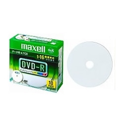 f[^p1-16{DVD-R 4.7GB 10P 15mmPP[X v^u