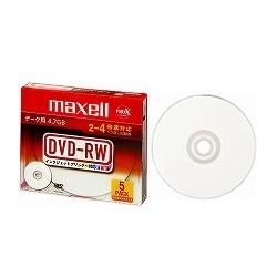 f[^pDVD-RW 4{ 4.7GB 15mmvP[X5pbN vgzCg