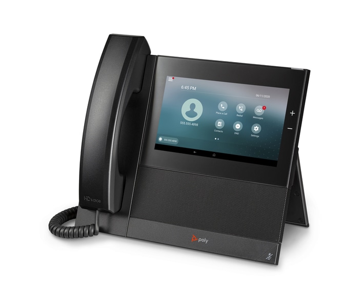 Poly CCX 600 Business Media Phone with Open SIP and PoE-enabled