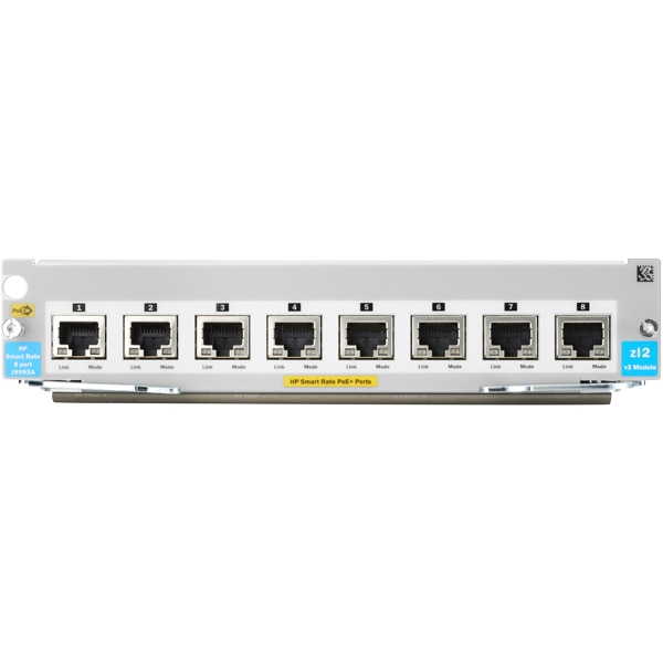 HPE Aruba 8port 1/2.5/5/XGT PoE+ v3 zl2 Module