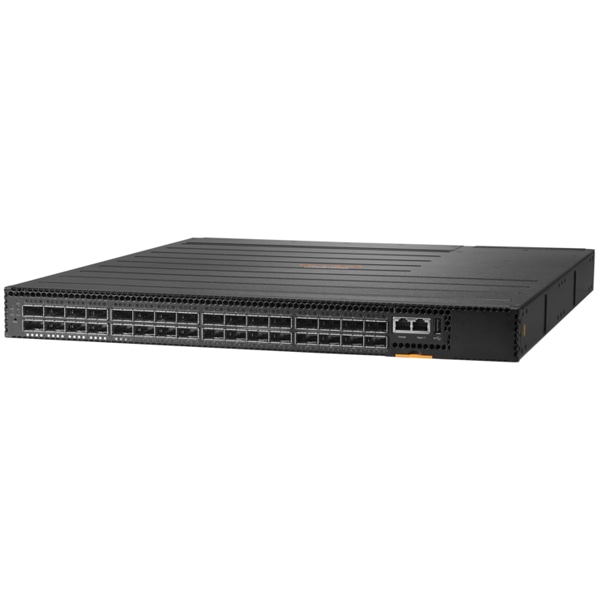 HPE Aruba 8320 Bundle: 32p 40G QSFP+ SwitchA5 x FansA2 x Power SuppliesA1 x 2-post Rack Kit