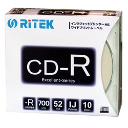 RiTEK f[^pCD-R 700MB 10pbN XP[X