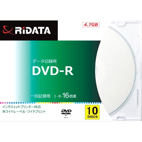 RiDATA f[^pDVD-R 4.7GB 10pbN iXP[Xj