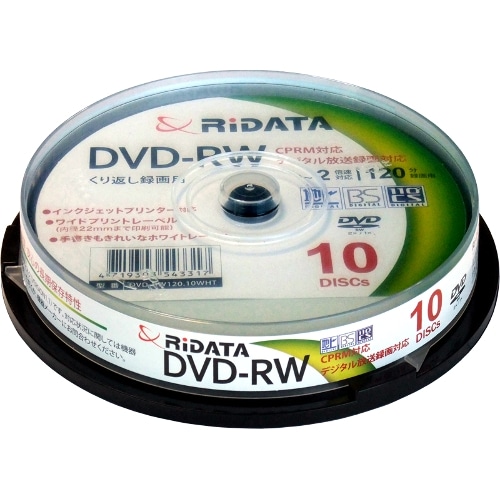 RiDATA JԂ^pDVD-RW 120 10pbN