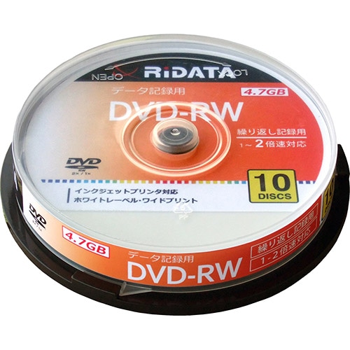 RiDATA f[^pDVD-RW 4.7GB 10pbN iXshj