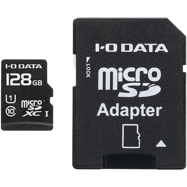 UHS-I UHS Xs[hNX1Ή microSDXC[J[hiSDJ[hϊA_v^[tj 128GB