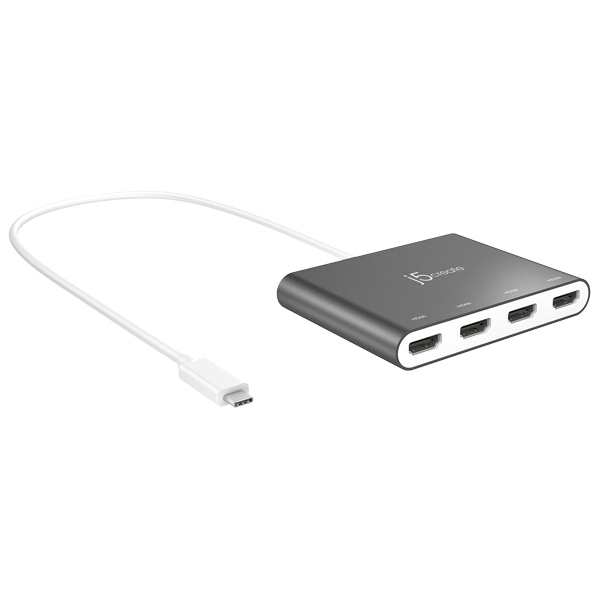 USB-C to 4-Port HDMI Multi-Monitor Adapter