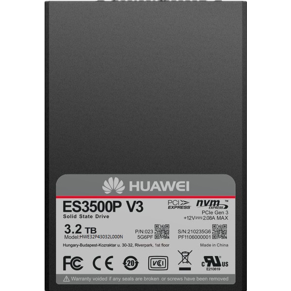 ES3500P V3 SSD 3200GB NVMe PCIe Read Intensive 2.5inch LE Series CN2M32FFCQ