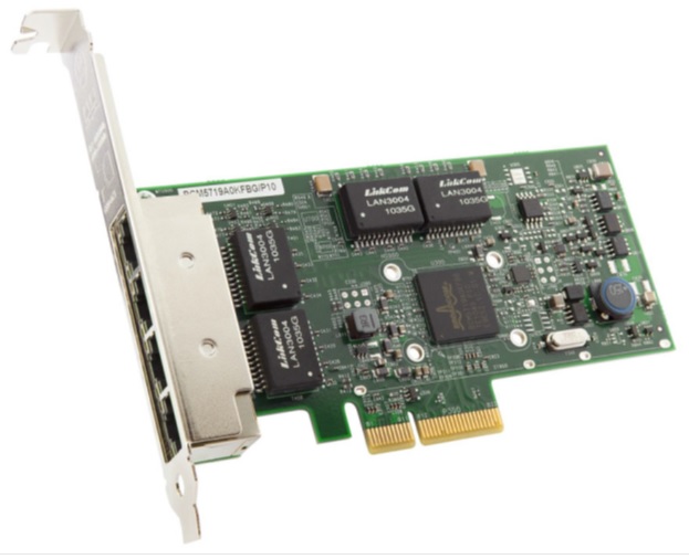 Broadcom NetXtreme 4Port 1G PCIe Ethernet NICJ[h BCM95719A1904AC