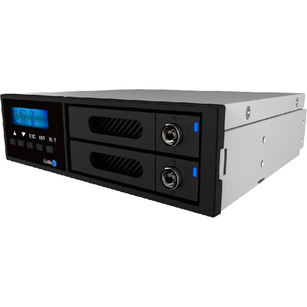 RAIDON RAID 0/1  2Bay 2022 6G RAID Module 2* 2.5 SATA Drive SATA III *1 [ougC w/ key-lock LCD