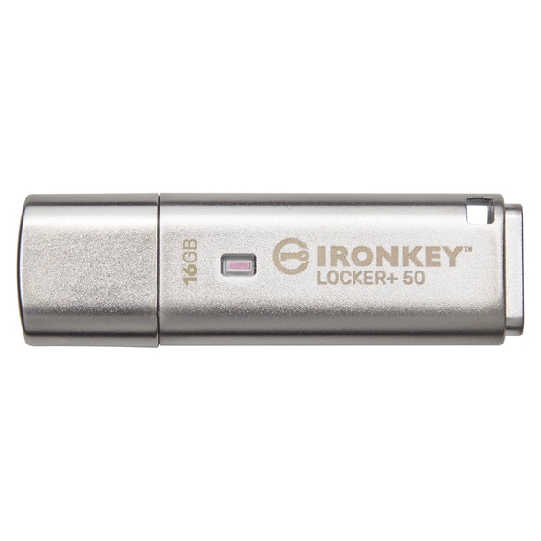 16GB ZLeBUSB3.2 Gen1 tbVhCu IronKey Locker+ 50